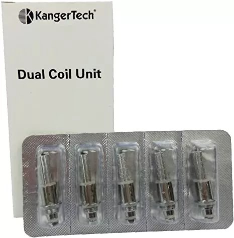 5PCS Kanger Replacement New Dual Coil -1.2ohm - Mega Vapes Australia Al Fakher Pro Max 12K Battery - Starting From $4.49