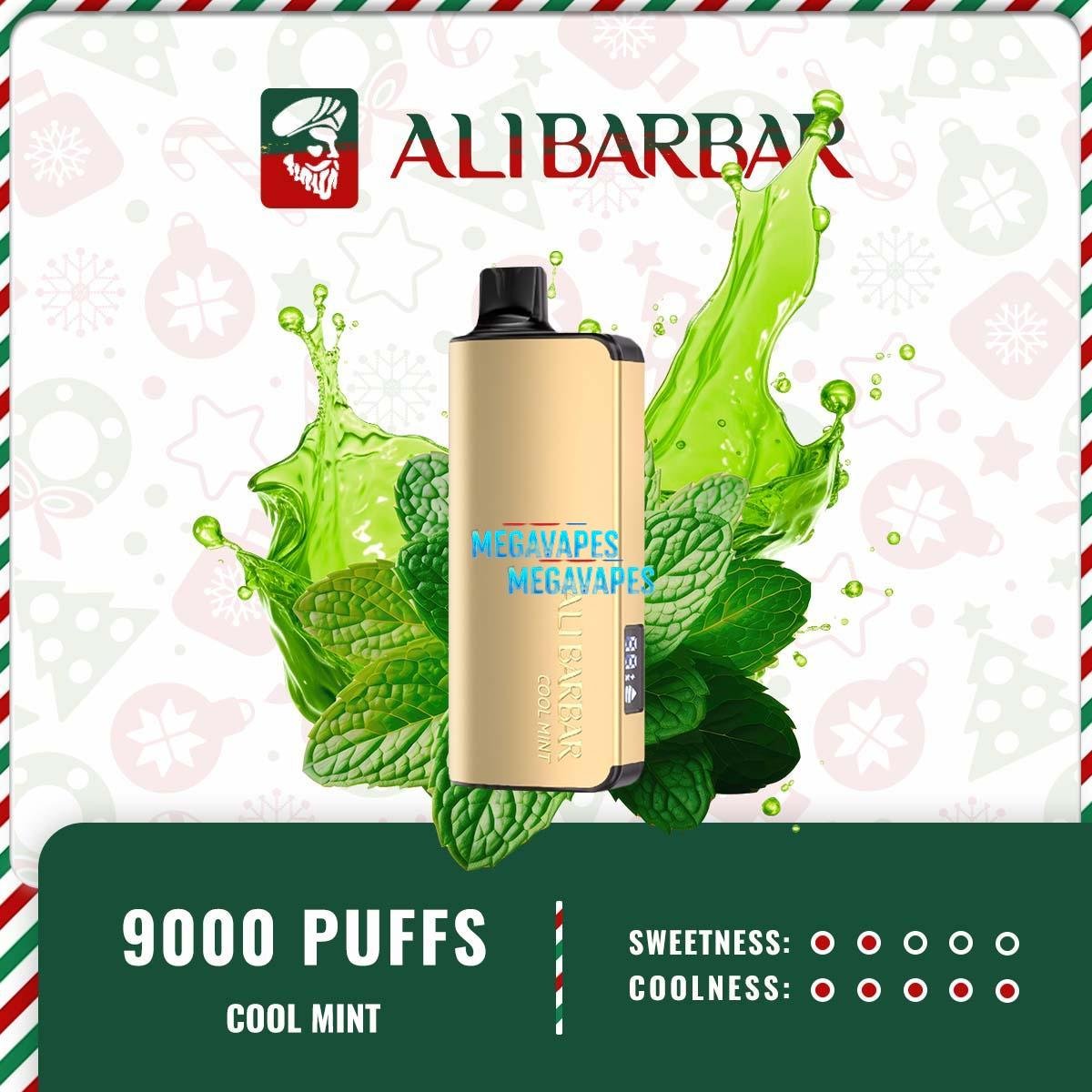 Alibarbar-Ingot-9000-PUFFS-COOL-MINT30.jpg - Mega Vapes Australia