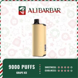 ALIBARBAR INGOT – Grape Ice | 9000 Puffs Disposable Vape | Mega Vapes Australia