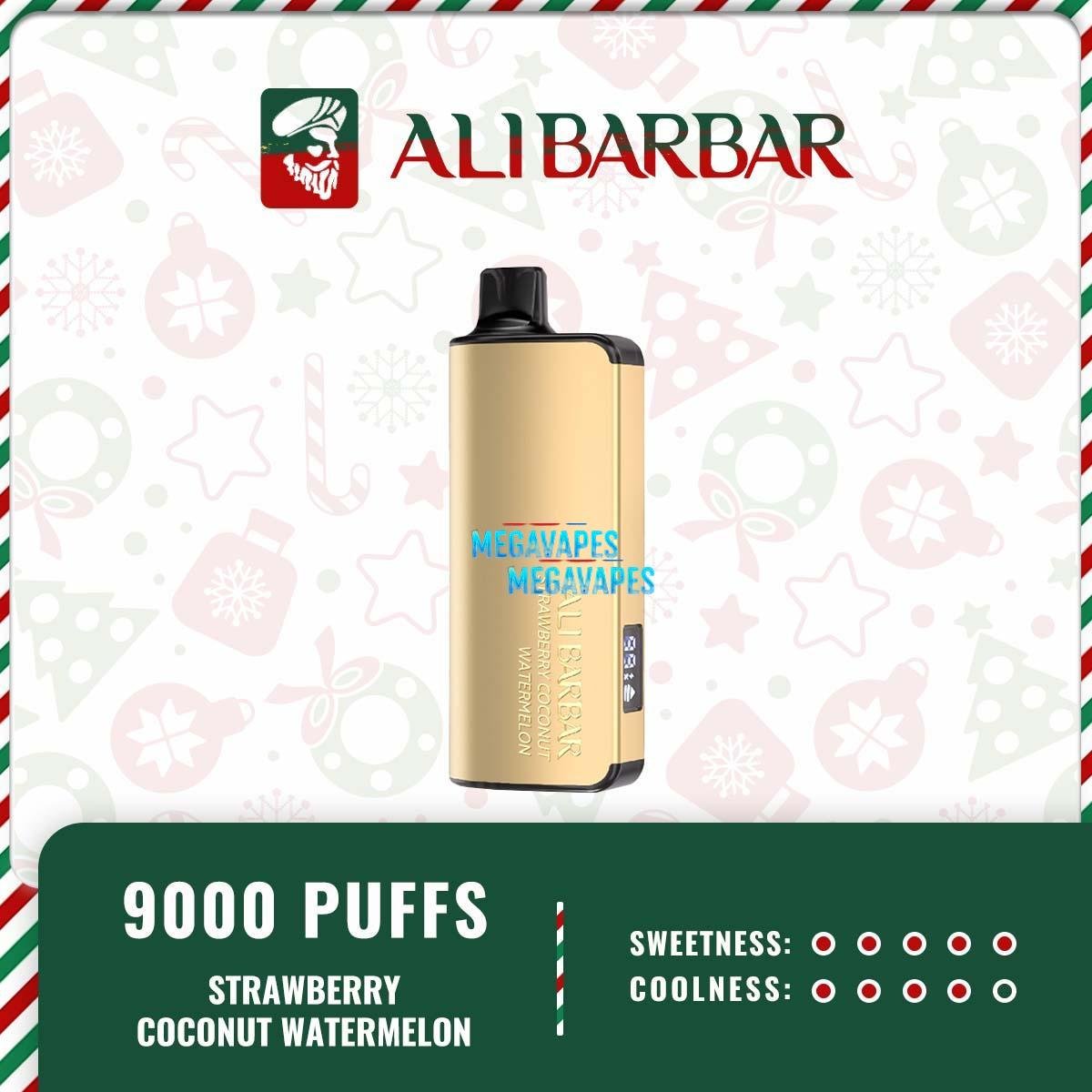 Alibarbar-Ingot-9000-PUFFS-STRAWBERRY-COCONUT-WATERMELON09.jpg - Mega Vapes Australia ALIBARBAR INGOT - STRAWBERRY COCONUT WATERMELON | 9000 Puffs | Tropical Fusion | Mega Vapes Australia