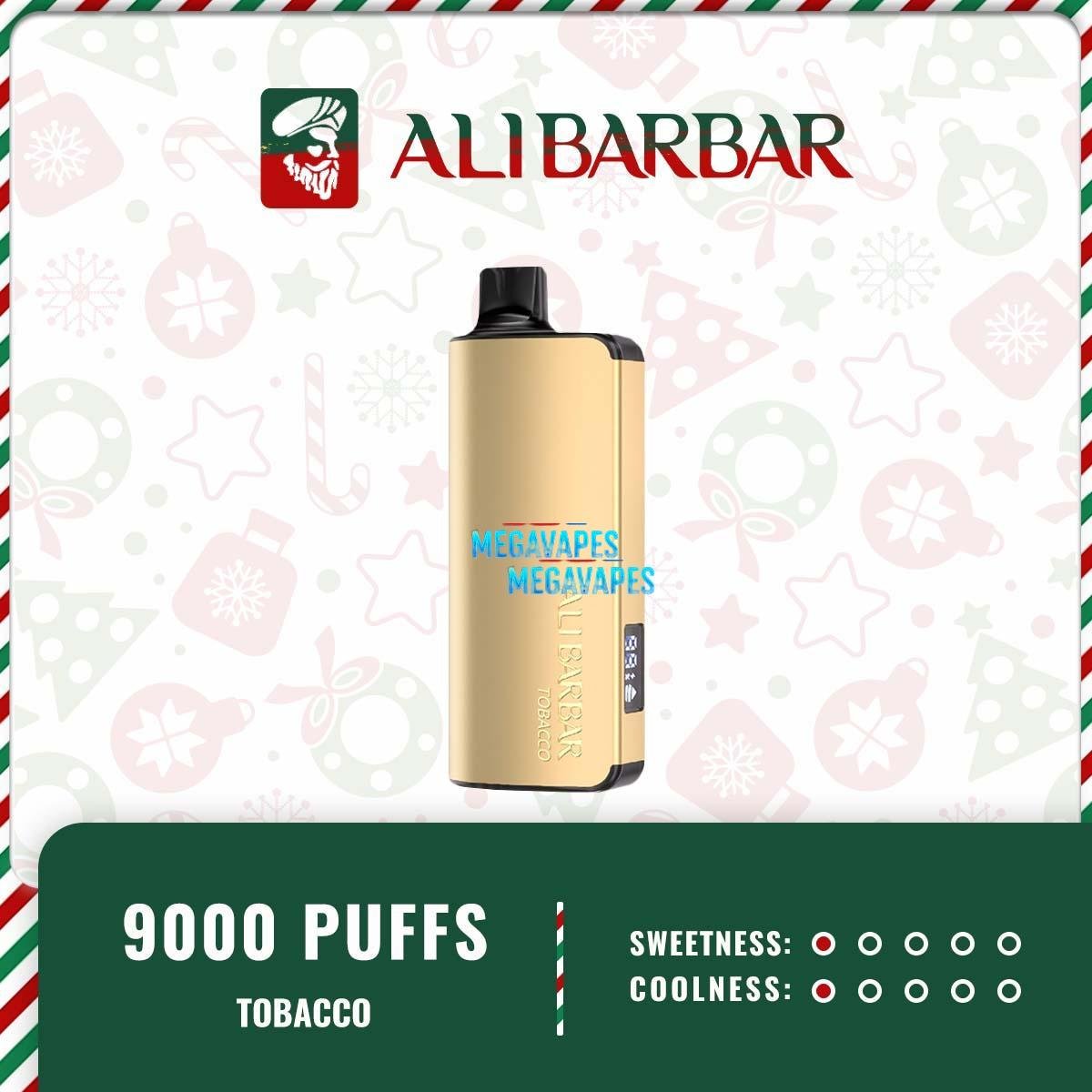 Alibarbar-Ingot-9000-PUFFS-TOBACCO15.jpg - Mega Vapes Australia ALIBARBAR INGOT - TOBACCO | 9000 Puffs | Classic Flavour | Premium Gold Design | Mega Vapes Australia