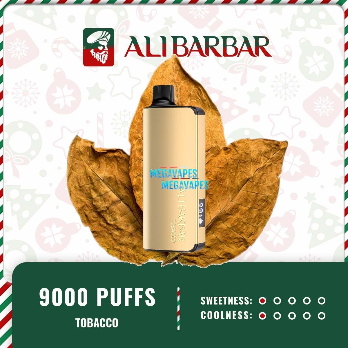 Alibarbar-Ingot-9000-PUFFS-TOBACCO16.jpg - Mega Vapes Australia