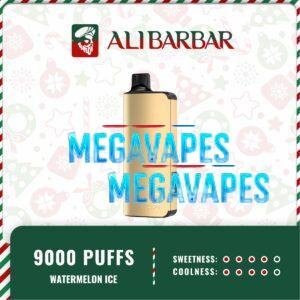 ALIBARBAR INGOT - WATERMELON ICE | 9000 Puffs | Premium Gold Design | Mega Vapes Australia