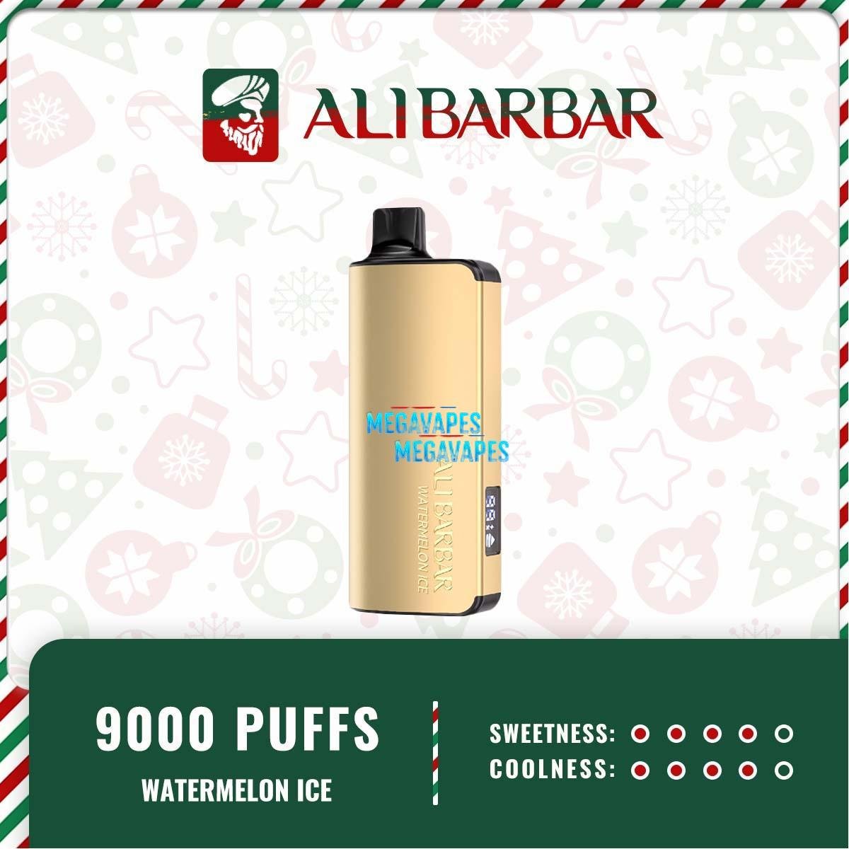 Alibarbar-Ingot-9000-PUFFS-WATERMELON-ICE25.jpg - Mega Vapes Australia ALIBARBAR INGOT - WATERMELON ICE | 9000 Puffs | Premium Gold Design | Mega Vapes Australia