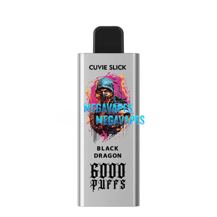 HQD CUVIE SLICK BLACK DRAGON – 6000 Puffs | 15ml | 1400mAh | Ultra-Slim | Mega Vapes Australia - Mega Vapes Australia HQD CUVIE SLICK BLACK DRAGON – 6000 Puffs | 15ml | 1400mAh | Ultra-Slim | Mega Vapes Australia