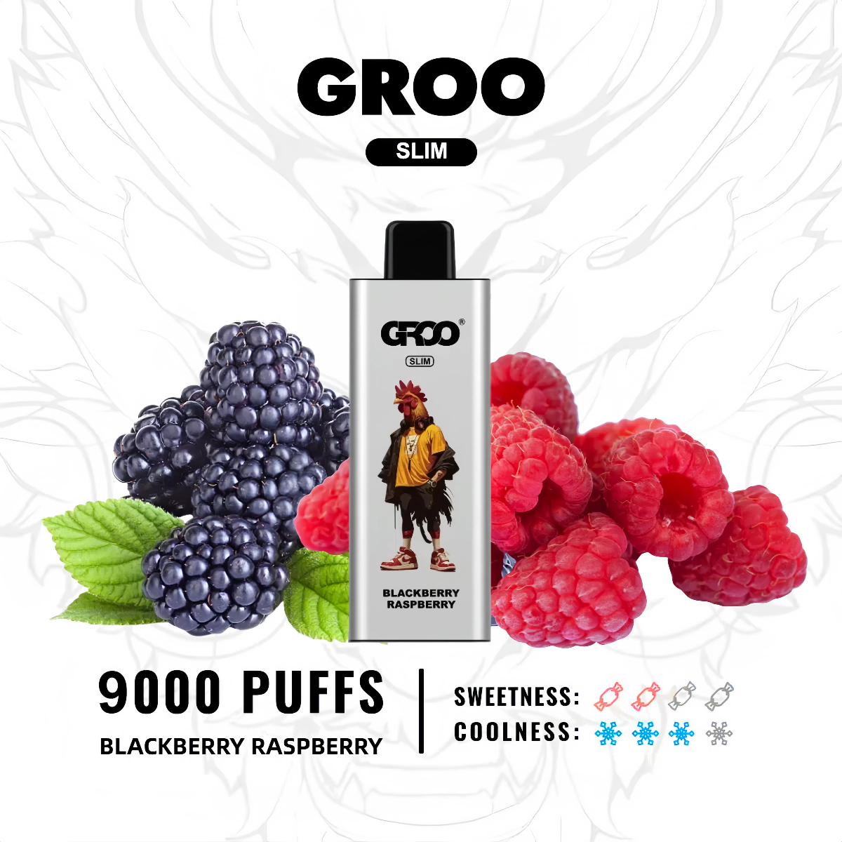 GROO SLIM – BLACKBERRY RASPBERRY - Image 2