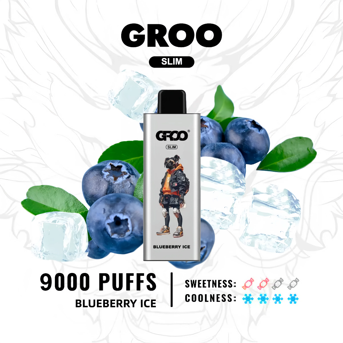 GROO SLIM – BLUEBERRY ICE - Image 2