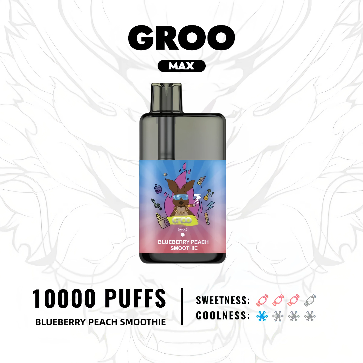 GROO MAX – BLUEBERRY PEACH SMOOTHIE