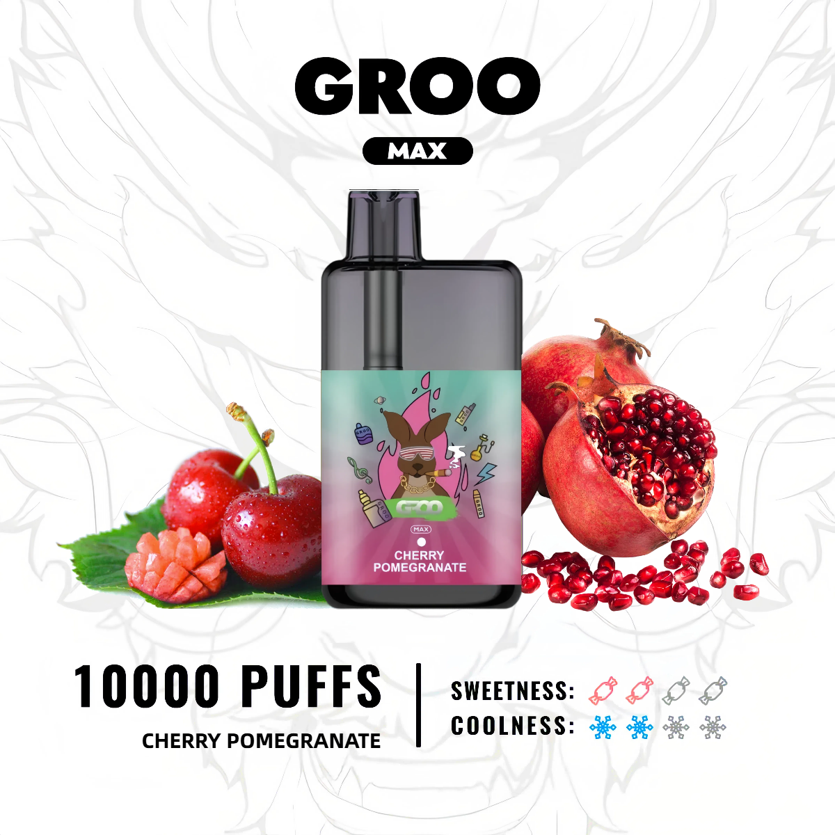 GROO MAX – CHERRY POMEGRANATE - Image 2
