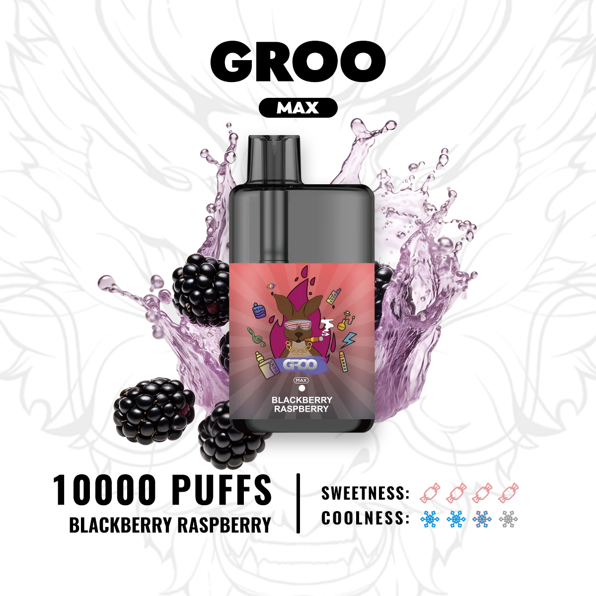 GROO MAX – BLACKBERRY RASPBERRY - Image 2