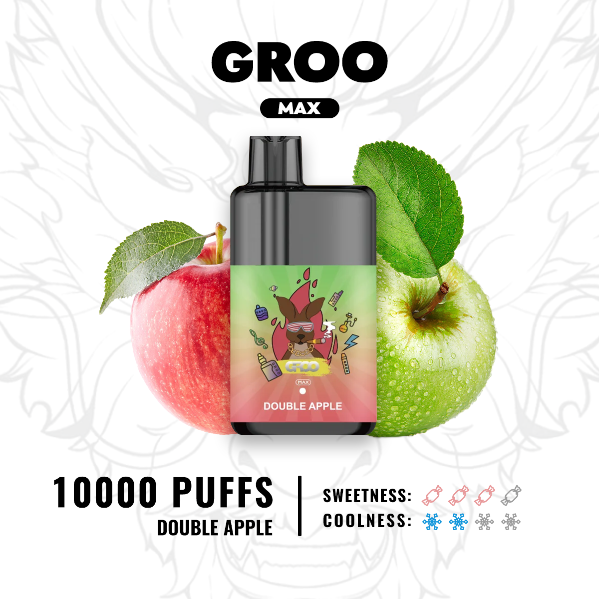 GROO MAX – DOUBLE APPLE - Image 2
