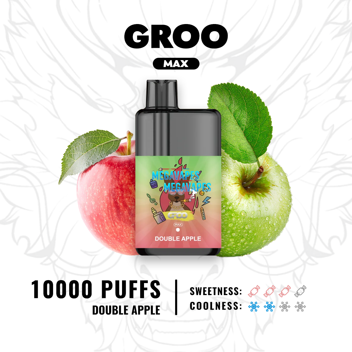 Groo-Max-DOUBLE-APPLE-50.png - Mega Vapes Australia