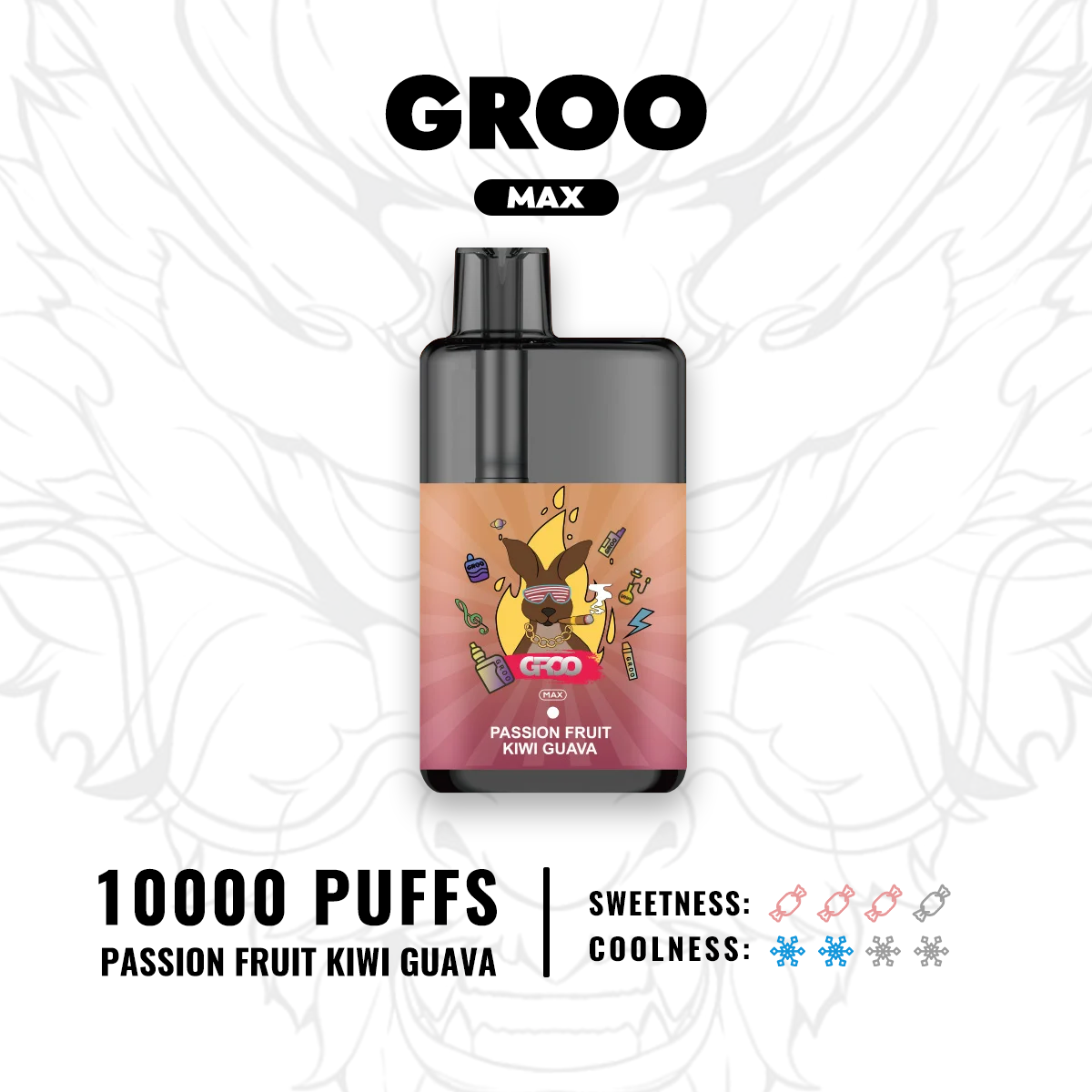 GROO MAX – PASSION FRUIT KIWI GUAVA