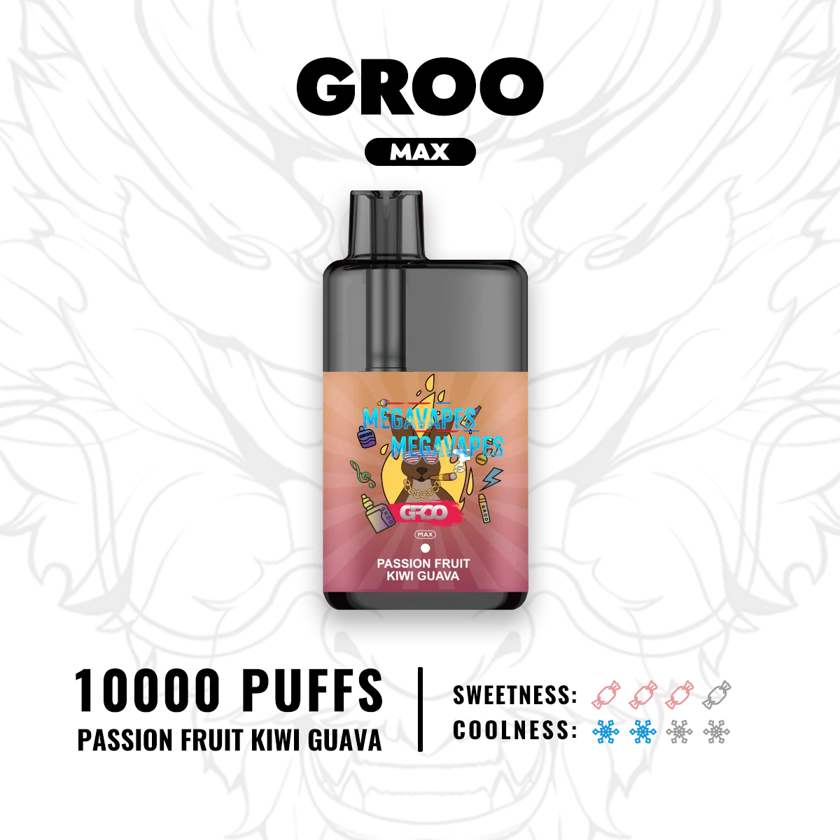 GROO MAX - PASSION FRUIT KIWI GUAVA