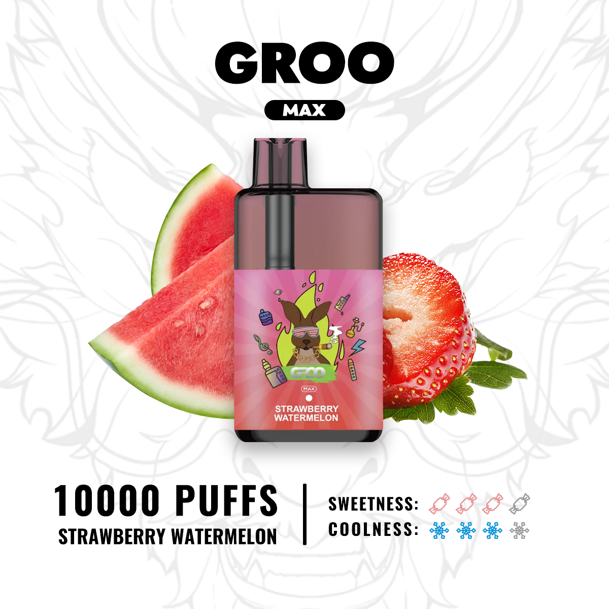 GROO MAX – STRAWBERRY WATERMELON - Image 2
