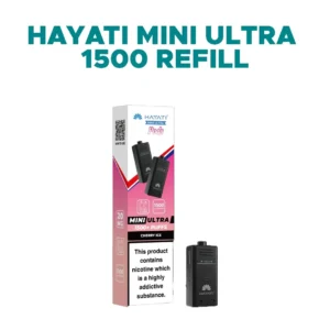 Hayati Mini Ultra 1500 Refill/Replacement Pod – 2ml + 10ml | 1500+ Puffs | 20mg Nic Salt | Mega Vapes Australia