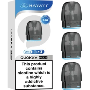 Hayati Quokka Pods 2ml – Refillable Mesh Coil Pods | 0.6Ω / 0.8Ω / 1.2Ω | 3-Pack | Mega Vapes Australia