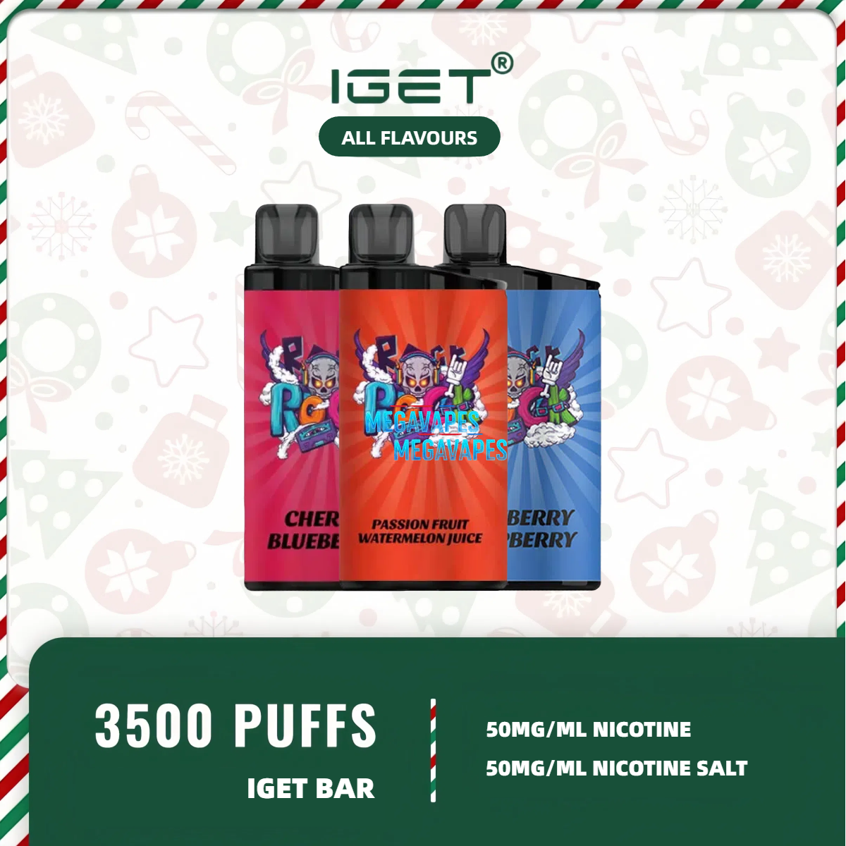 IGET-BAR-ALL-FLAVOUR.png - Mega Vapes Australia IGET Bar 3500 - All Flavours in One | Australia's Biggest Range | Mega Vapes Australia