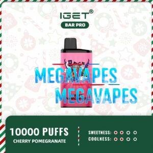 IGET BAR PRO - CHERRY POMEGRANATE - 10000 Puff Disposable Vape | Mega Vapes Australia