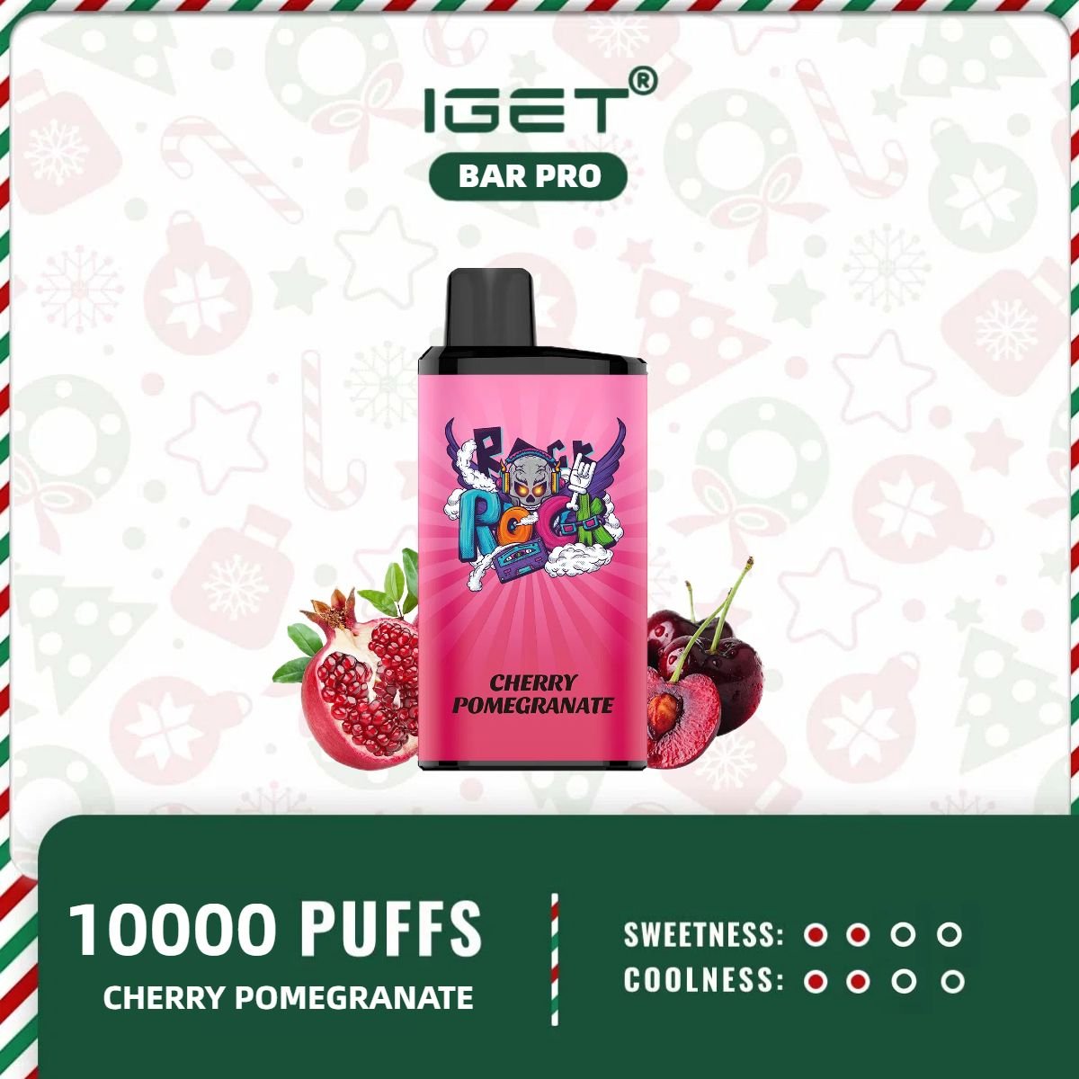 IGET BAR PRO – CHERRY POMEGRANATE - Image 2