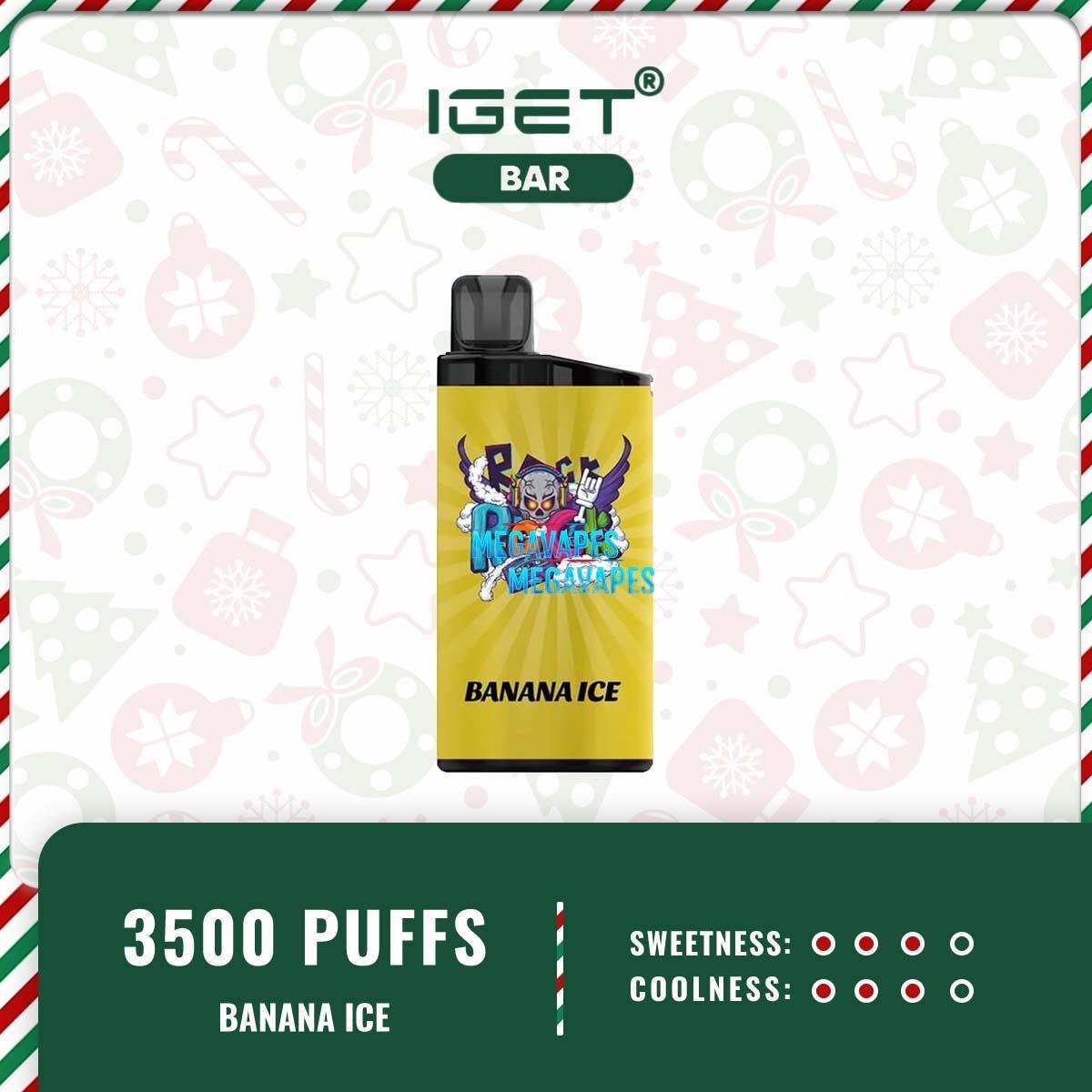 IGET BAR BANANA ICE – 3500 PUFFS