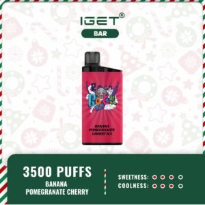 IGET BAR BANANA POMEGRANATE CHERRY ICE – 3500 PUFFS