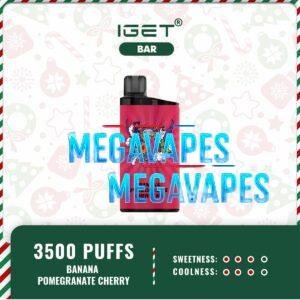 IGET-Bar-3500-Puffs-Banana-Pomegranate-Cherry-ice12.jpg - Mega Vapes Australia IGET Bar Banana Pomegranate Cherry Ice – 3500 Puffs | Exotic Fruit Fusion | Mega Vapes Australia