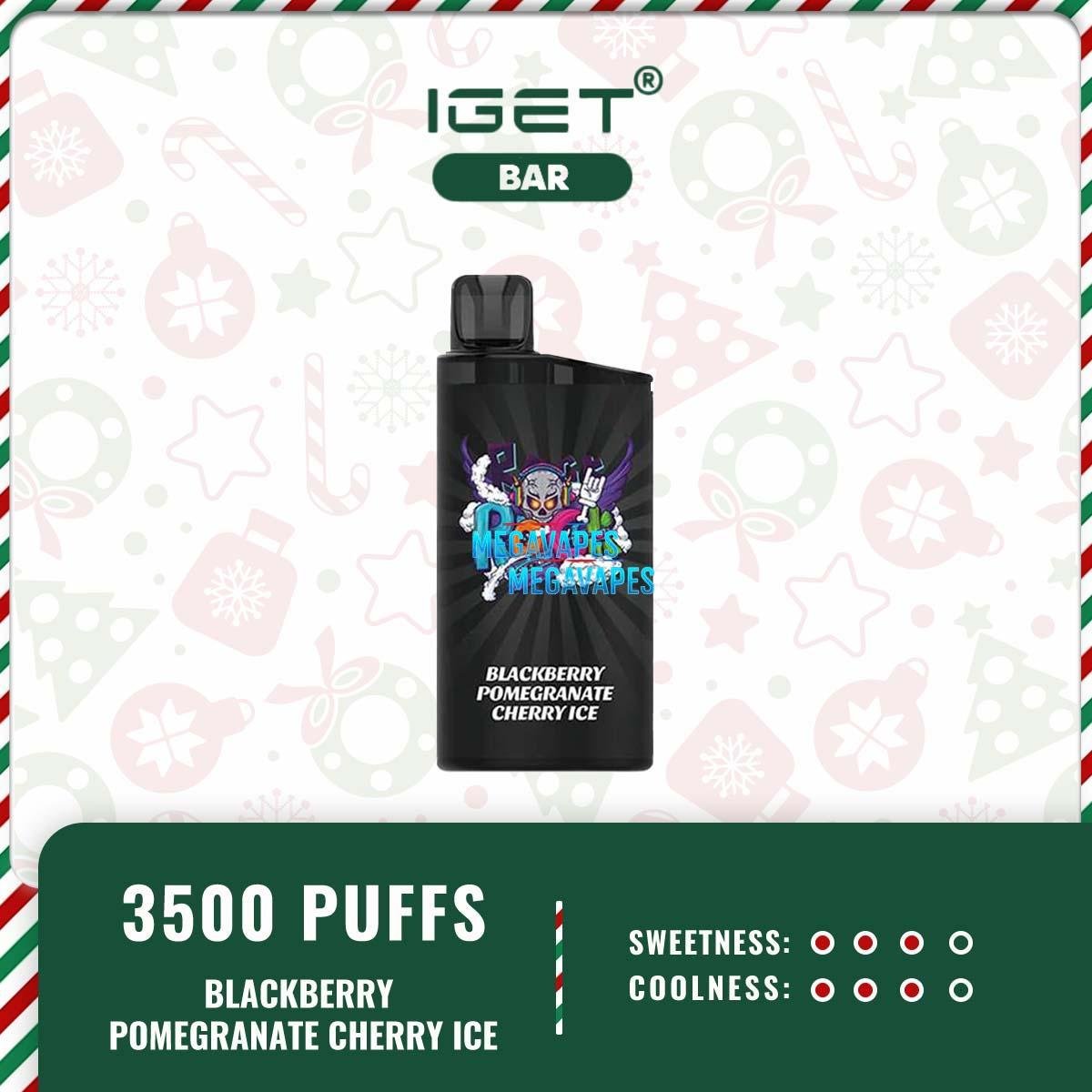 IGET-Bar-3500-Puffs-Blackberry-Pomegranate-Cherry-ice22.jpg - Mega Vapes Australia IGET Bar Blackberry Pomegranate Cherry Ice 3500 Puffs - Mega Vapes Australia