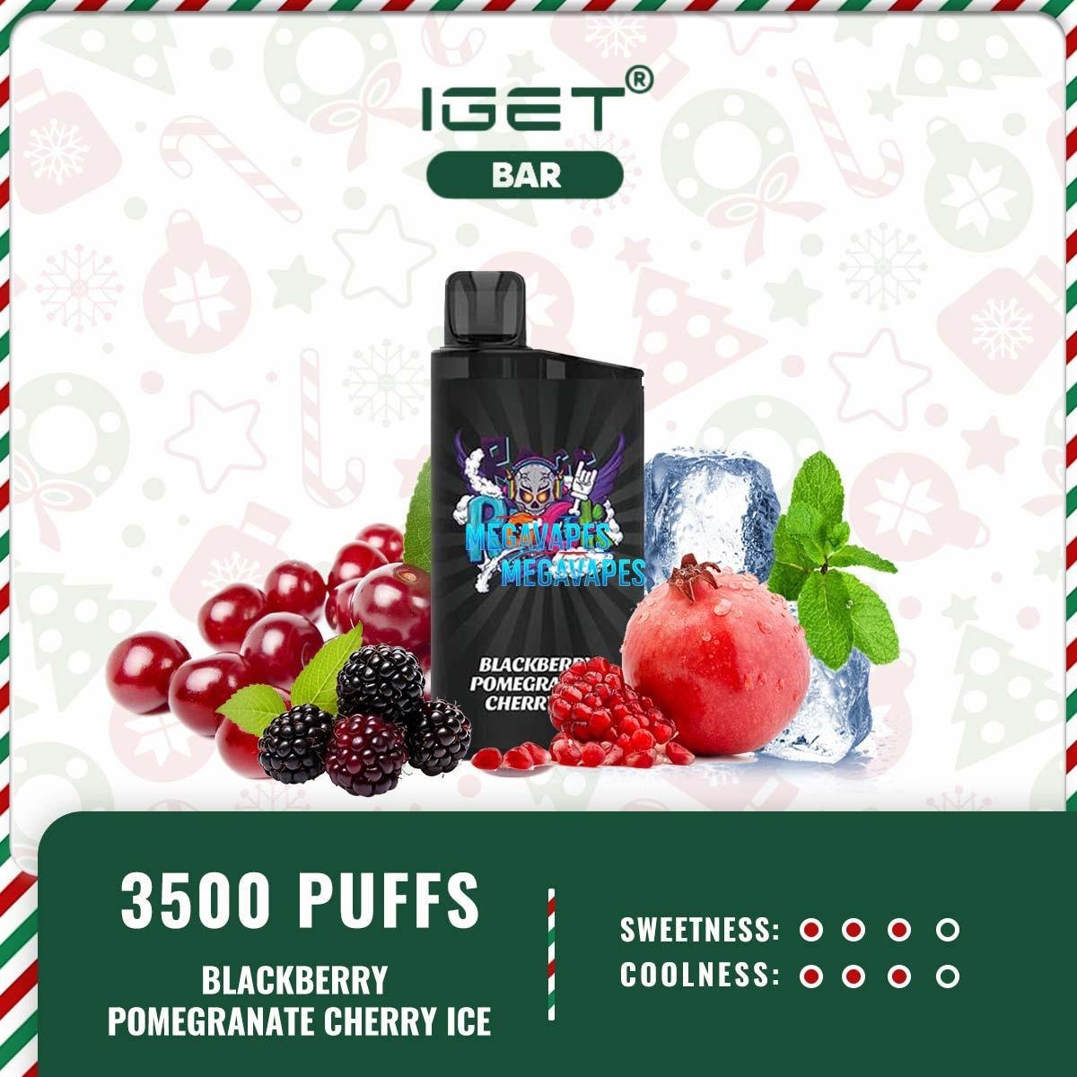 IGET-Bar-3500-Puffs-Blackberry-Pomegranate-Cherry-ice23.jpg - Mega Vapes Australia