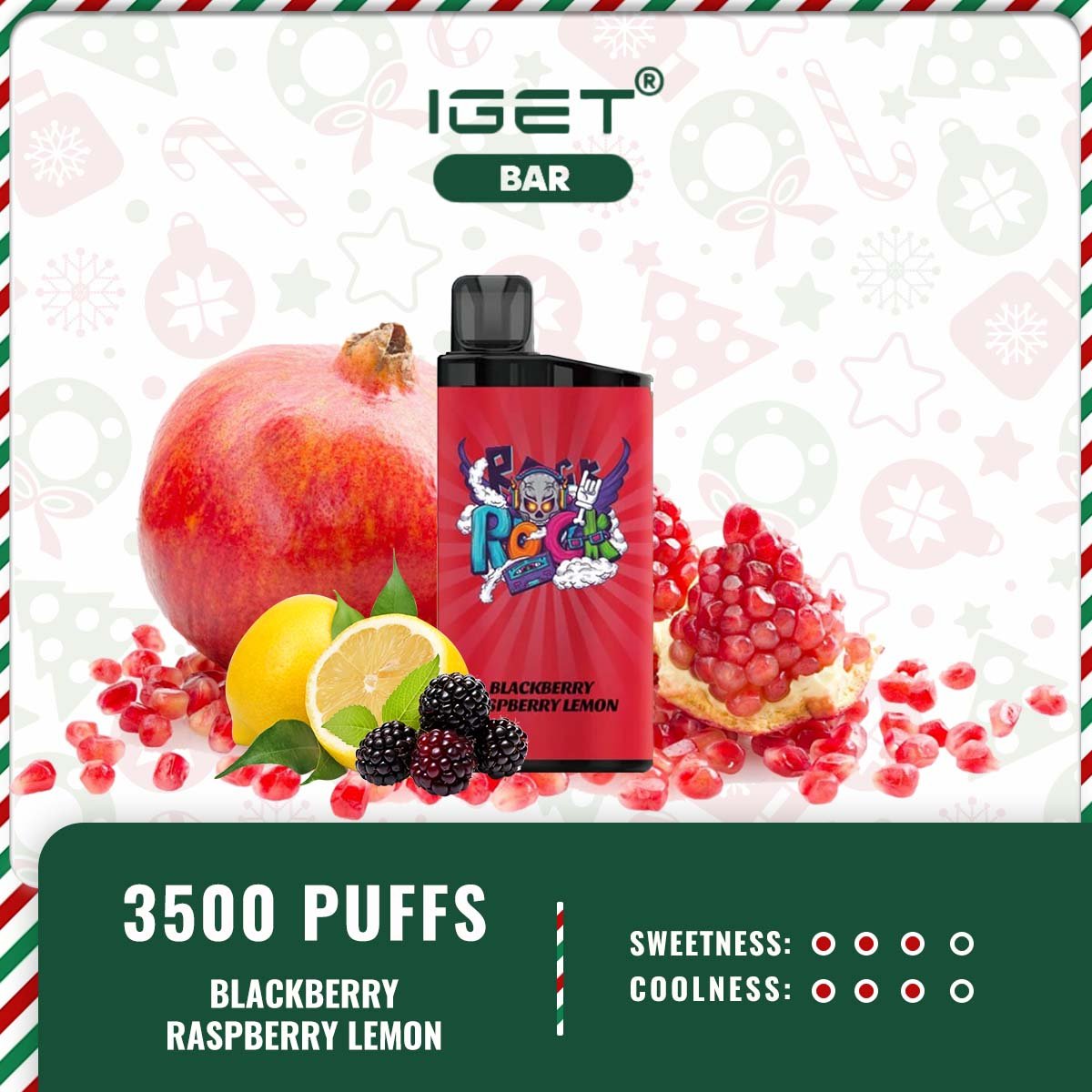 IGET BAR – BLACKBERRY RASPBERRY LEMON - Image 2