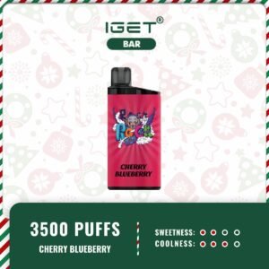 IGET BAR CHERRY BLUEBERRY – 3500 PUFFS