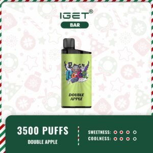 IGET BAR DOUBLE APPLE – 3500 PUFFS