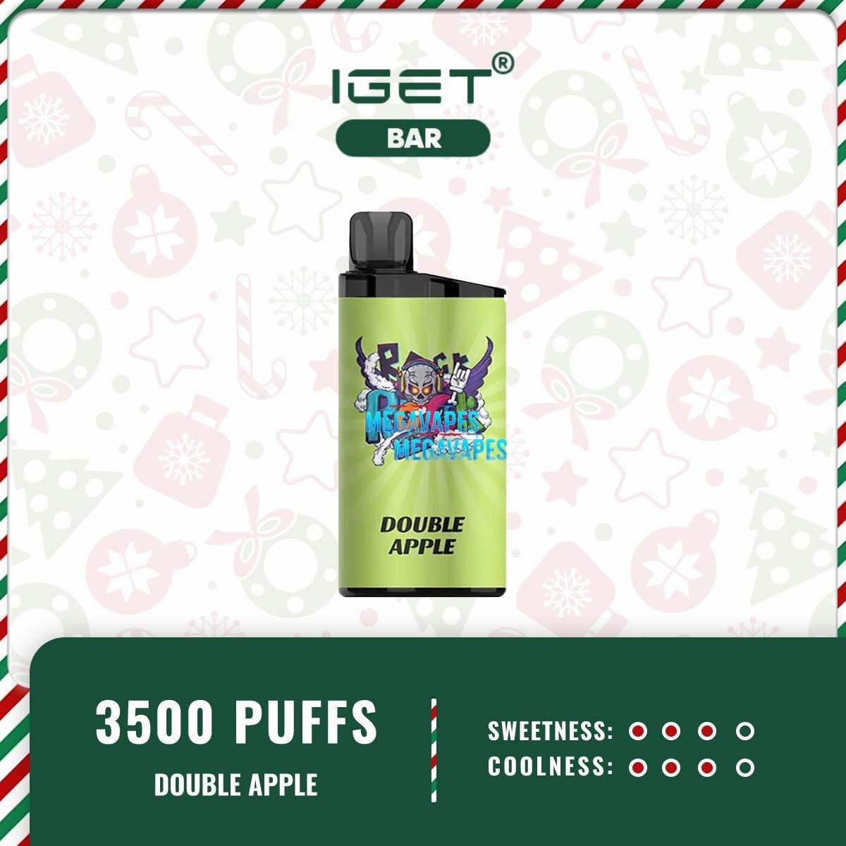 IGET-Bar-3500-Puffs-Double-Apple04.jpg - Mega Vapes Australia