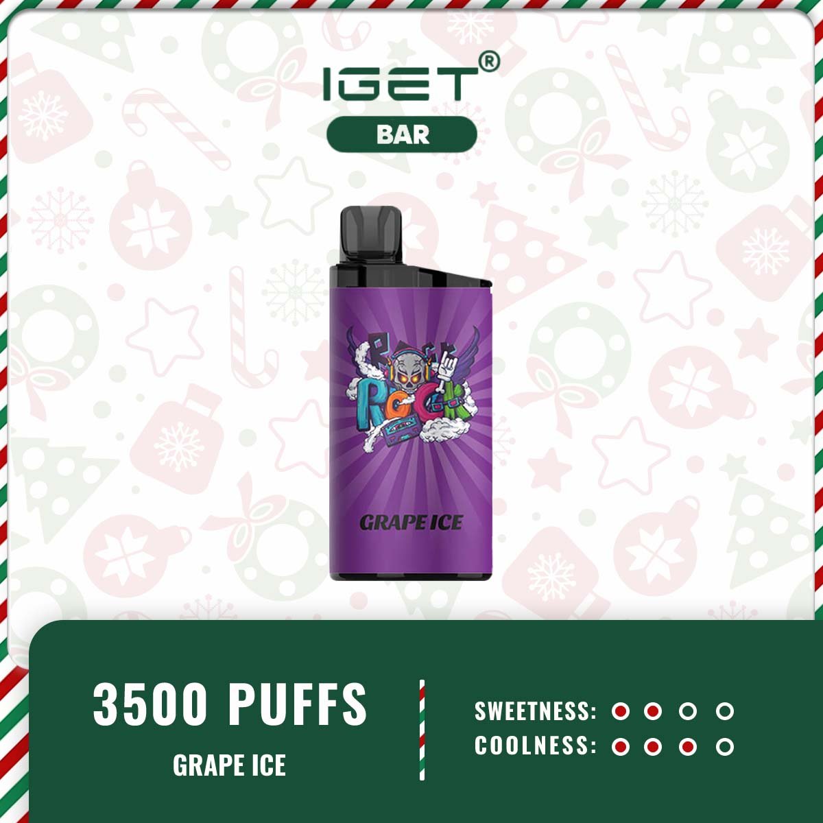 IGET BAR – GRAPE ICE