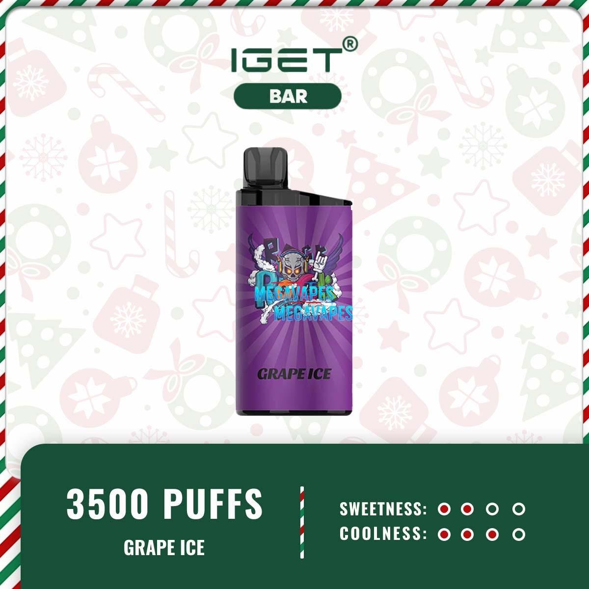 IGET-Bar-3500-Puffs-Grape-ice15.jpg - Mega Vapes Australia Buy IGET Bar 3500 Puffs Grape Ice - Mega Vapes Australia