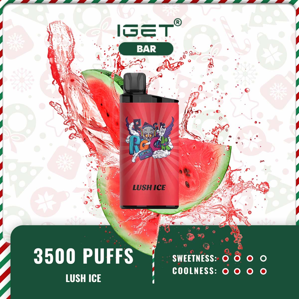 IGET BAR LUSH ICE – 3500 PUFFS - Image 2