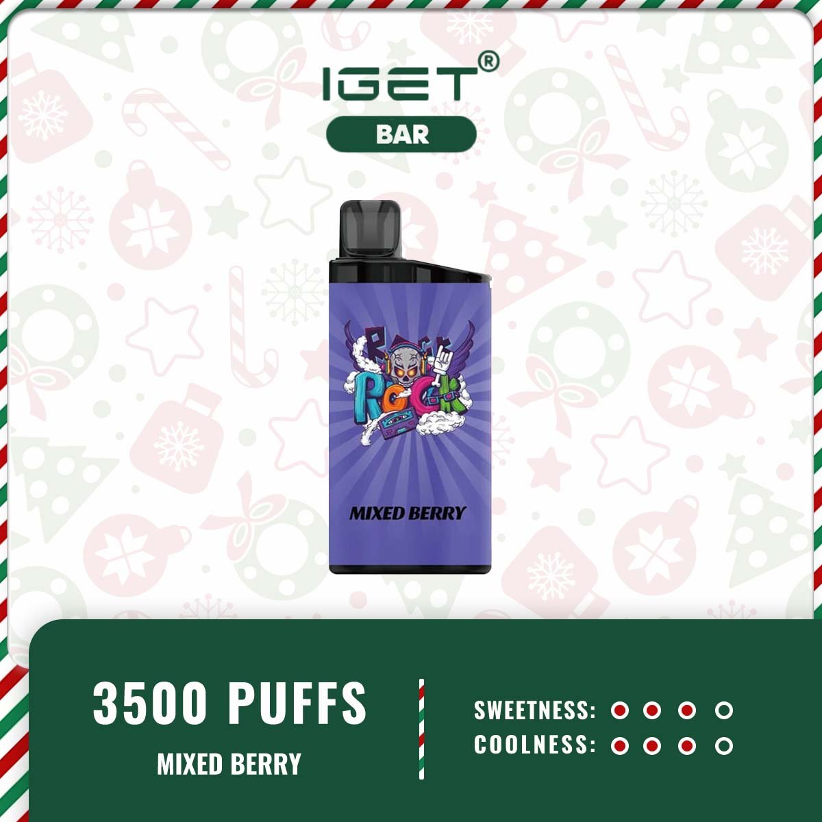 IGET BAR MIXED BERRY – 3500 PUFFS