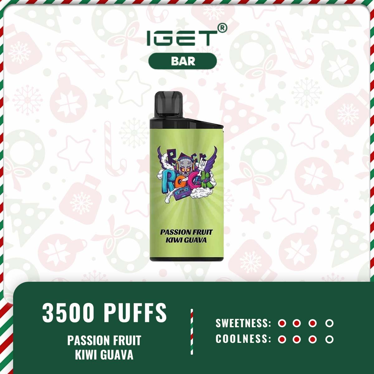 IGET BAR – PASSION FRUIT KIWI GUAVA