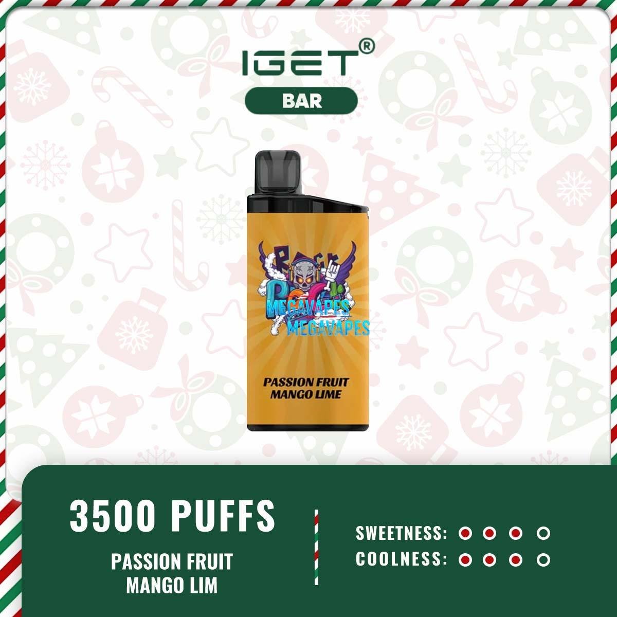 IGET-Bar-3500-Puffs-Passion-fruit-Mango-Lime03.jpg - Mega Vapes Australia