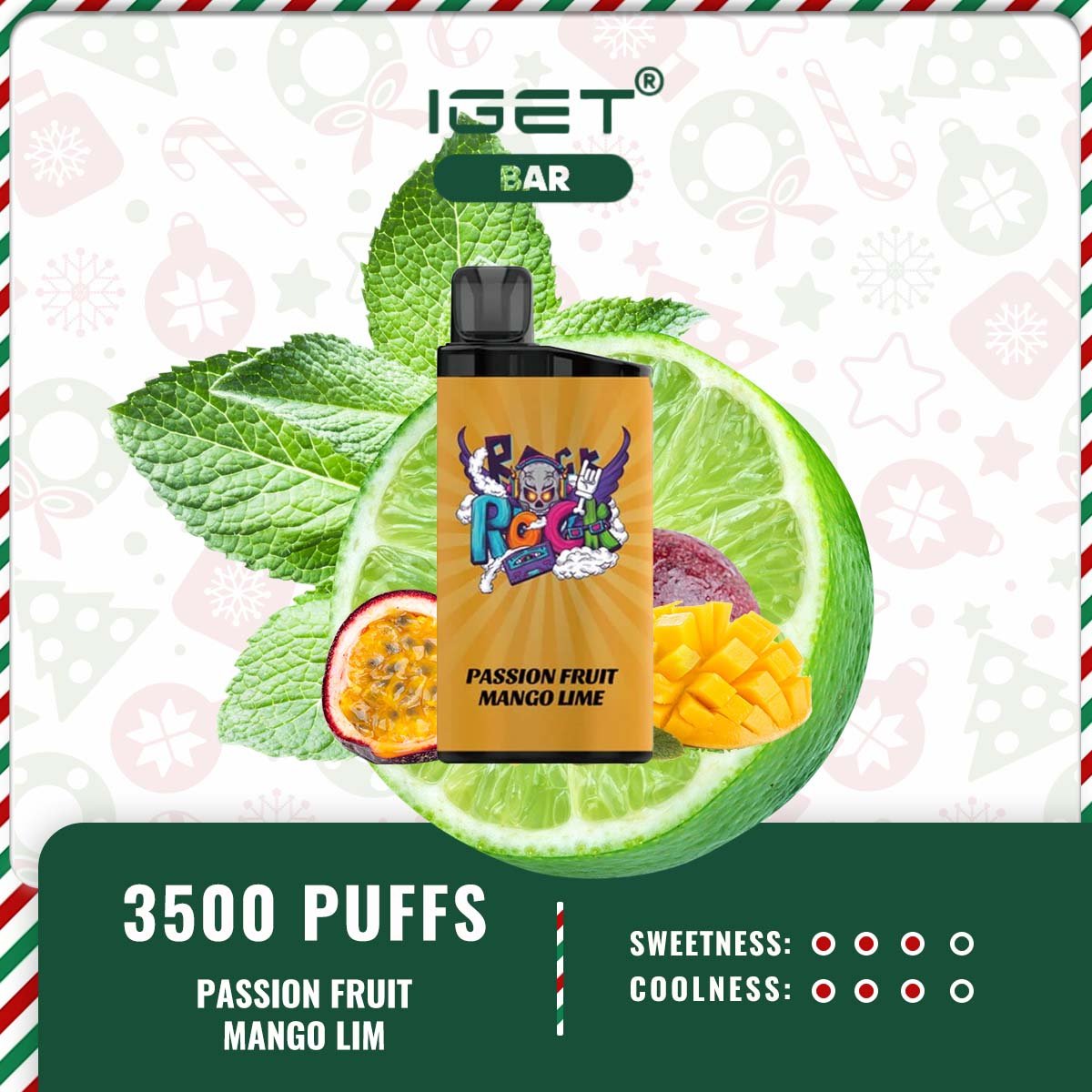 IGET BAR – PASSION FRUIT MANGO LIME - Image 2