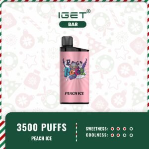 IGET BAR PEACH ICE – 3500 PUFFS