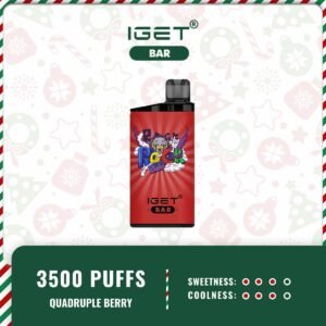 IGET BAR QUADRUPLE BERRY – 3500 PUFFS