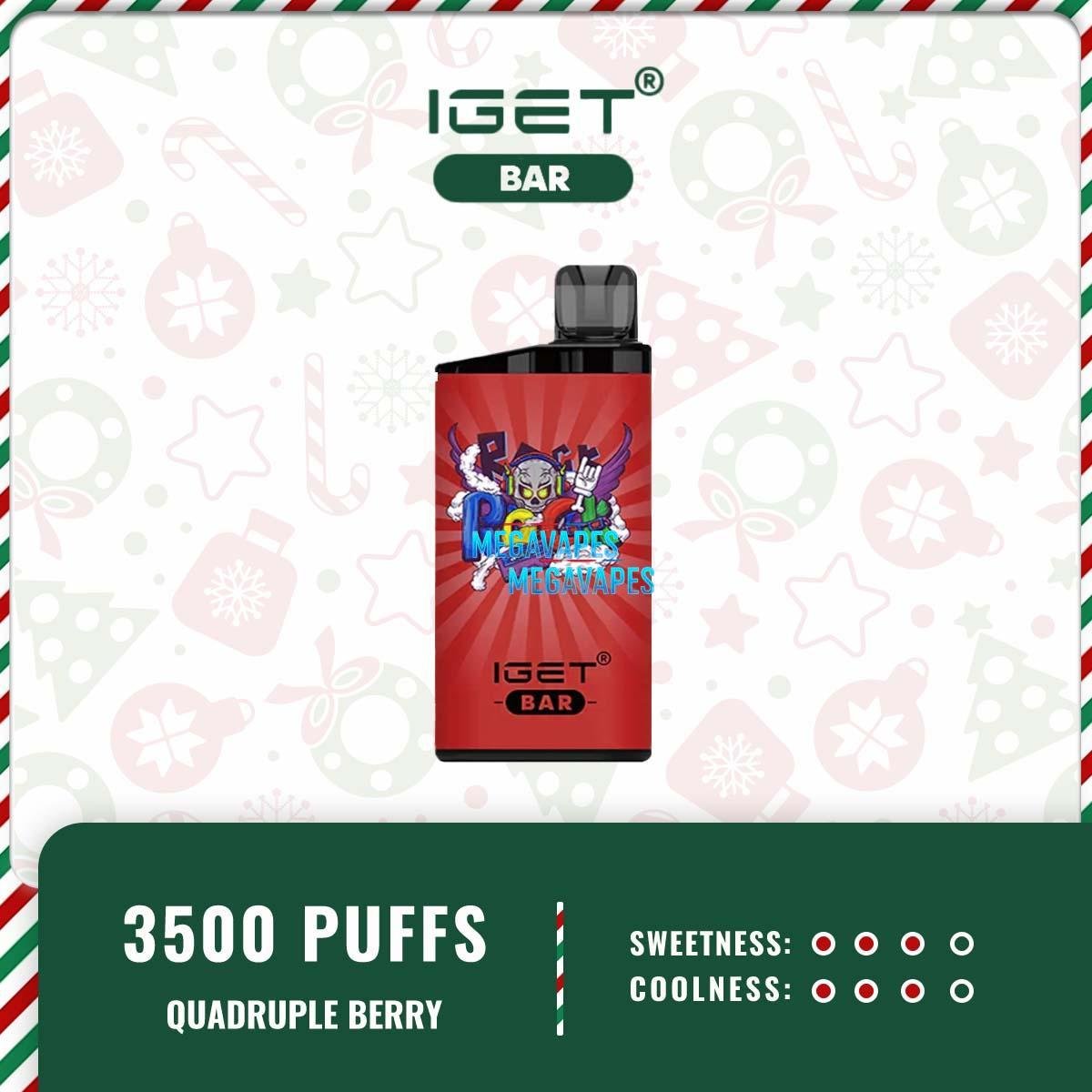 IGET-Bar-3500-Puffs-Quadruple-Berry20.jpg - Mega Vapes Australia IGET Bar Quadruple Berry – 3500 Puffs | Four Berry Fusion Disposable Vape | Mega Vapes Australia