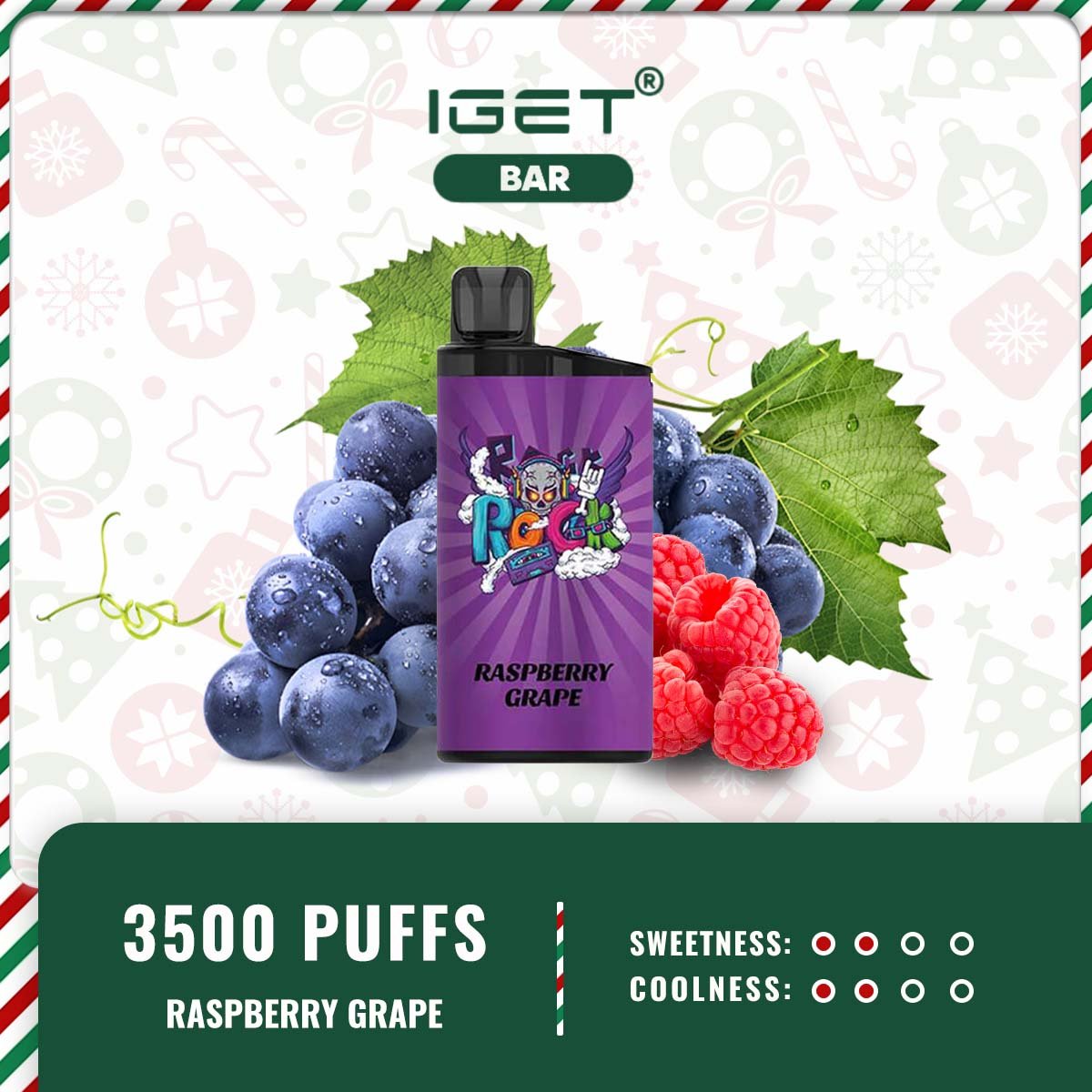 IGET BAR – RASPBERRY GRAPE - Image 2
