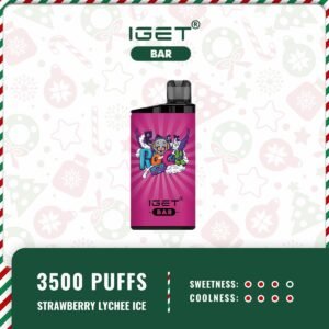 IGET BAR STRAWBERRY LYCHEE ICE – 3500 PUFFS