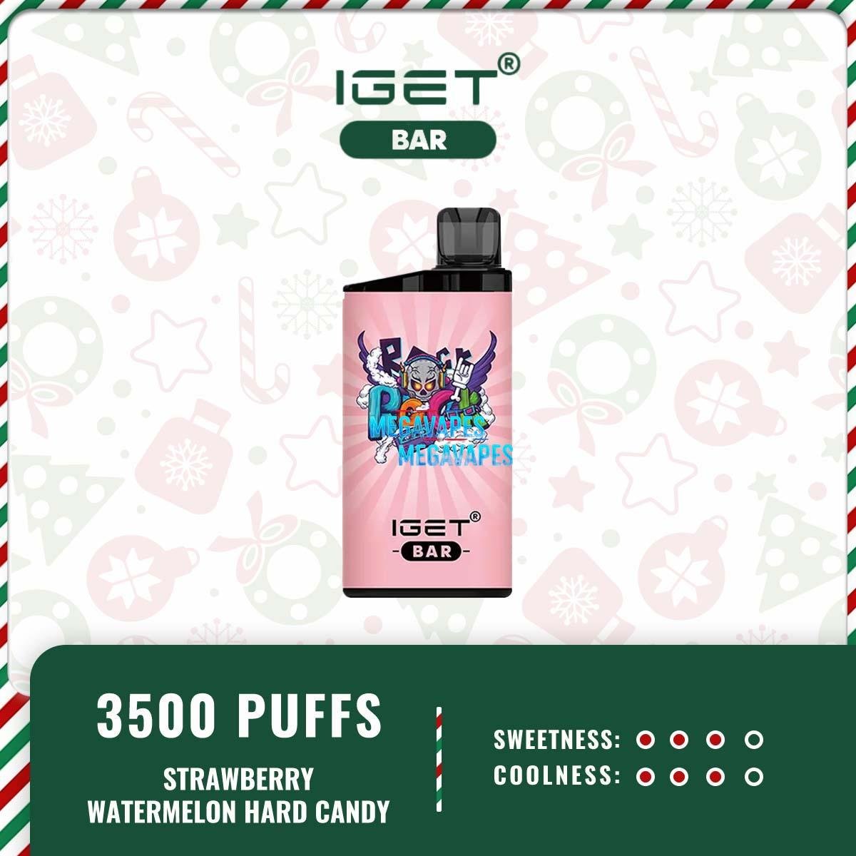 IGET BAR - STRAWBERRY WATERMELON HARD CANDY