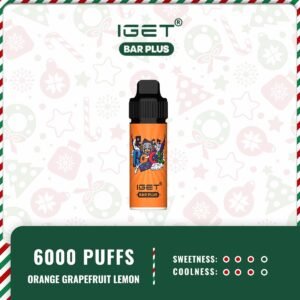 IGET BAR PLUS – ORANGE GRAPEFRUIT LEMON