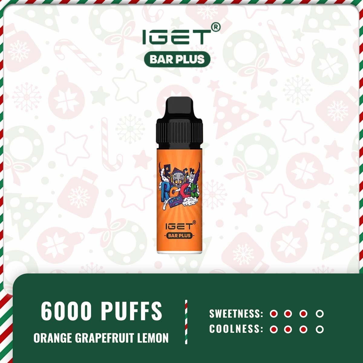 IGET BAR PLUS – ORANGE GRAPEFRUIT LEMON