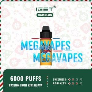 IGET BAR PLUS - PASSION FRUIT KIWI GUAVA