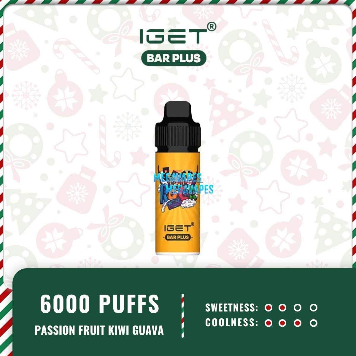 IGET-Bar-Plus-6000-Puffs-Passion-Fruit-Kiwi-Guava42.jpg - Mega Vapes Australia